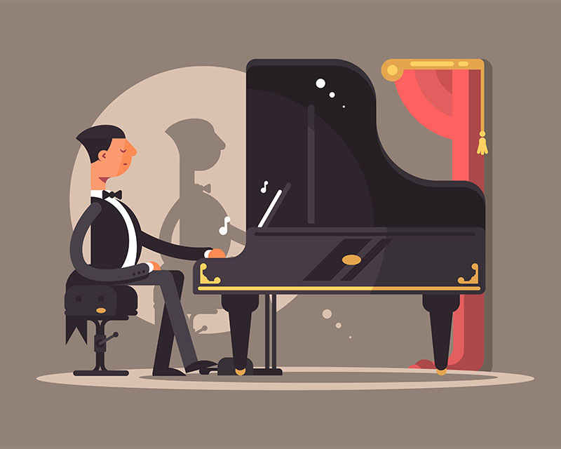 buon insegnante di pianoforte