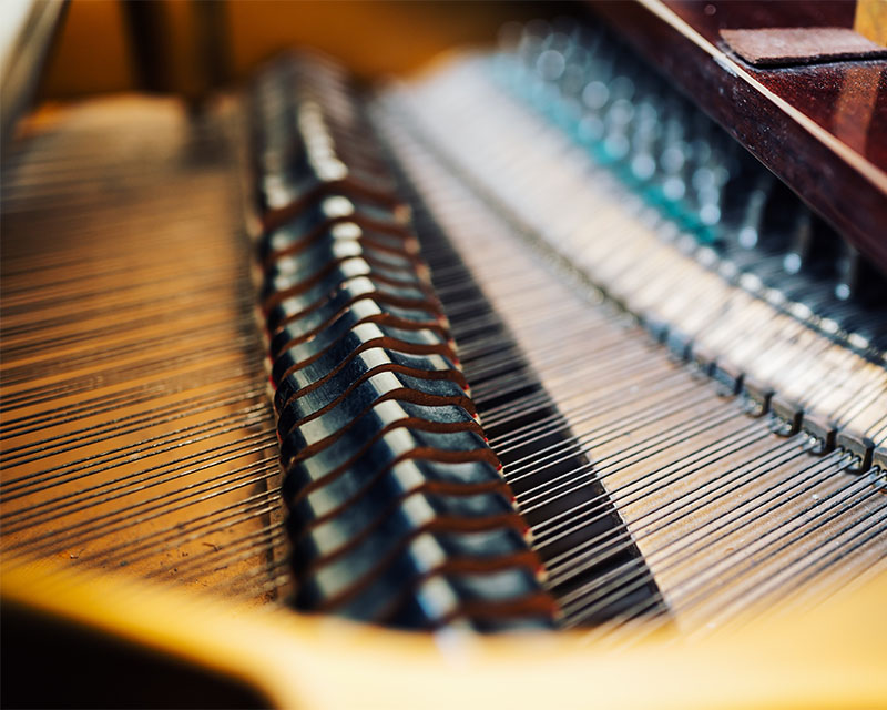 interno pianoforte acustico